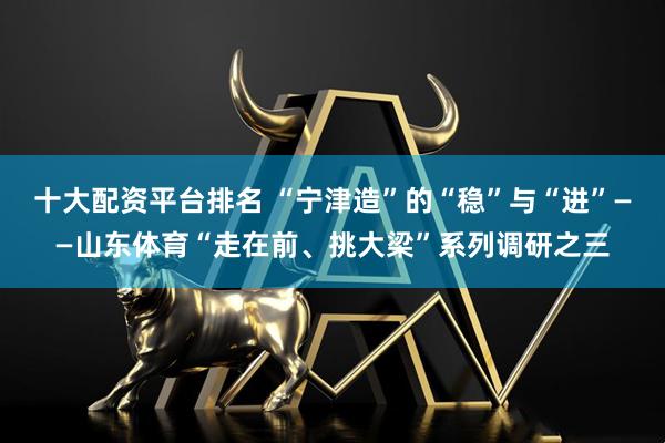 十大配资平台排名 “宁津造”的“稳”与“进”——山东体育“走在前、挑大梁”系列调研之三