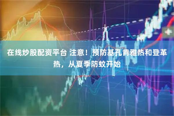在线炒股配资平台 注意！预防基孔肯雅热和登革热，从夏季防蚊开始