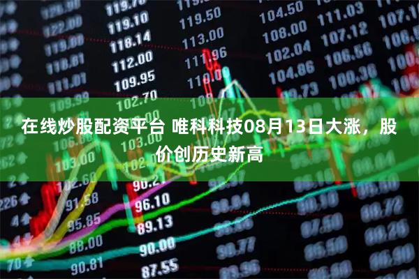 在线炒股配资平台 唯科科技08月13日大涨，股价创历史新高